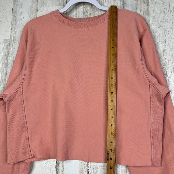 AllSaints Navarre Crop Sweater Women’s Medium Pastel Coquette Y2K Quiet Luxury - Picture 12 of 15